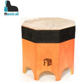 تصویر طبلک چوبی فیدا رنگ صورتی 