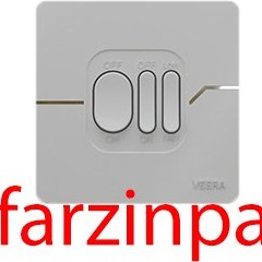 تصویر کلید کولر ویرا مدل T2 سفید - کلید کولر 