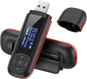 تصویر پخش کننده MP3 مدل AGPTEK U3 · حافظه: ۸ گیگابایت (قابل 