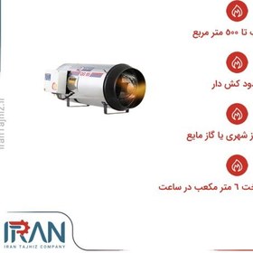 تصویر جت هیتر گازی نیرو تهویه البرز مدل 125-QG 