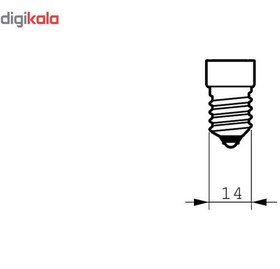 تصویر لامپ مهتابی 7 وات اشکی مارک دلتا DELTA 7W Lamp