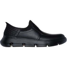 تصویر کفش چرم مردانه اسکچرز مدل SKECHERS 205067-BBK 