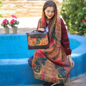 تصویر ست کیف و شال زنانه پیچک کد 14 Women Bag and Shawl Set Code 14