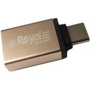 تصویر تبدیل OTG Type-C USB3.0 رویال مدل 343 