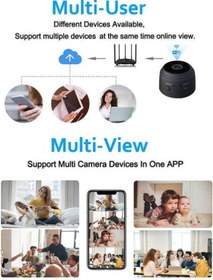 تصویر Generic : دوربین مینی WiFi HD 1080P 150 لنز دید در شب 