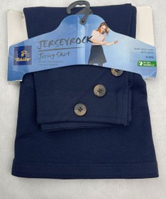 تصویر دامن کوتاه زنانه رنگ سرمه ای برند Tchibo 