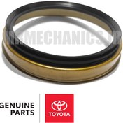 تصویر کاسه نمد چرخ جلو تویوتا هایلوکس 2006 تا 2015 برند اصلی جنیون پارت 