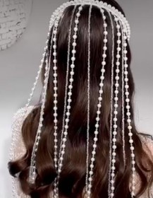 تصویر تل مرواریدی آویز دار 