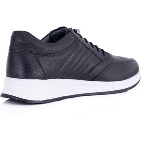 تصویر کفش چرم روزمره بندی Elyan 