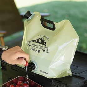 تصویر گالن آب شیردار 8 لیتری تاشو 