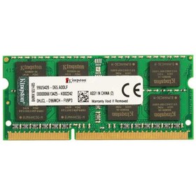 تصویر رم لپ تاپ کینگستون 8 گیگابایت DDR3 با فرکانس 1333 مگاهرتز Kingston RAM 8GB DDR3L 1600 MHz PC3L-12800 CL11 Laptop Memory