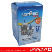 تصویر نوار تست قند ایزی گلوکو easy gluco بسته 50 عددی تست قند خون 