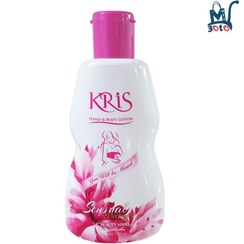 تصویر لوسیون بدن مرطوب کننده و نرم کننده مدل Sensual ساخت کشور اندونزی حجم 100 میل کریس Kris Hand And Body Lotion Sensual 100 ml