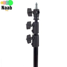 تصویر سه پایه فون پرتابل MiLook 807A Portable Background holder(میله 2 متری) +کیف قابل حمل 