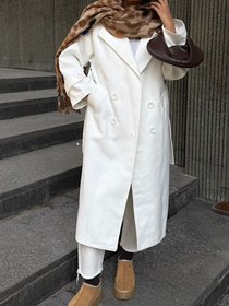 تصویر پالتو فوتر سفید 