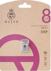 تصویر فلش مموری کوئین تک مدل STEP ظرفیت 8 گیگابایت Queen tech STEP Flash Memory 8GB