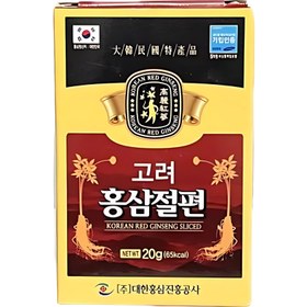تصویر اسلایس ریشه جینسینگ سرخ 20 گرم 