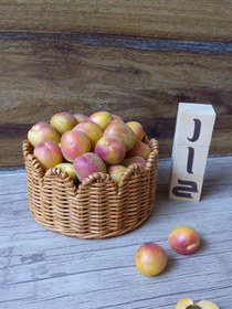 تصویر سبد گلبرگ حصیری راح 