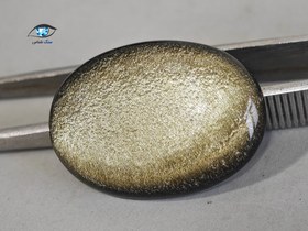 تصویر سنگ ابسیدین گلدشاین بیضی 6.6 گرم 