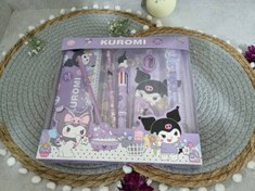 تصویر پک جایزه سانریو(جامدادی-مداد-پاک کن-تراش-خط کش-خودکار-غلط گیر) 