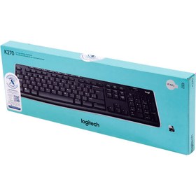 تصویر کيبورد بي‌سيم لاجيتک کي 270 Logitech K270 Wireless Keyboard