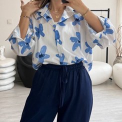 تصویر شومیز طرح گل 