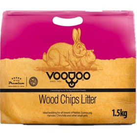 تصویر پوشال بستر جوندگان وودو Voodoo chips litter 