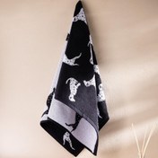 تصویر حوله دست و صورت مادام کوکو طرح Dalmatien6 