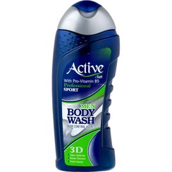 تصویر شامپو بدن مردانه اکتیو Active مدل Deep Blue رنگ سورمه ای وزن 400 گرم 