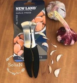 تصویر سیر له کن استیل نیولند مدل garlic press newland NL2792 garlic press newland NL2792