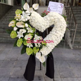 تصویر تاج گل قلبی 