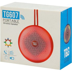 تصویر اسپیکر بلوتوثی قابل حمل تی اند جی مدل TG607 T&G Portable Bluetooth Speaker Model TG607