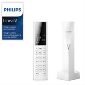 تصویر تلفن بی سیم فلیپس M350 ا Philips Linea V design cordless phone M350 Philips Linea V design cordless phone M350