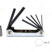 تصویر ست آلن مشتی 1.5 تا 6 میلی متر برند هنس 