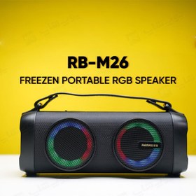 تصویر اسپیکر بلوتوثی قابل حمل ریمکس مدل RB-M26 Remax RB-M26 Speakers Bluetooth Alarm Clock