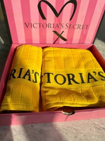 تصویر پک حوله برند VICTORIA SECRET towel pack brand VICTORIA SECRET