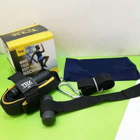 تصویر بند ورزشی تی آر ایکس مدل مشکی صورتی 