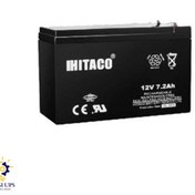 تصویر باتری یو پی اس 12V-7.2AH برند hitaco 