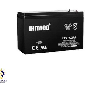 تصویر باتری یو پی اس 12V-7.2AH برند hitaco 