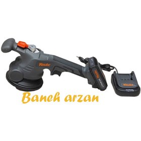 تصویر ویبراتور شارژی سرامیک زوبر 12 ولت مدل KCTTM16V-130 K11082 Kzubr KCTTM16V-130 K11082 Cordless Vibrator Tile Tiling Machine 12V