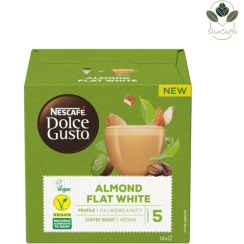 تصویر کپسول قهوه دولچه گوستو آلموند فلت وایت Almond Flat White Nescafé Dolce gusto Almond Flat white