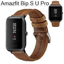 تصویر بند چرمی ساعت هوشمند شیائومی Xiaomi Amazfit Bip U / Bip U Pro / Bip S Leather Strap 