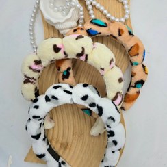 تصویر تل مو خز (طرح پلنگی) 