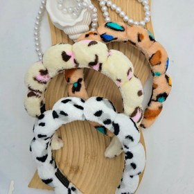 تصویر تل مو خز (طرح پلنگی) 