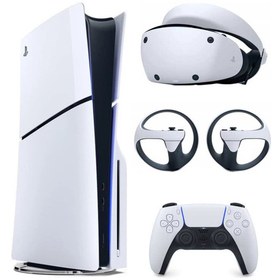 تصویر کنسول بازی سونی PS5 Slim استاندارد | به همراه هدست VR2 Playstation 5 Slim Drive + Headset VR2