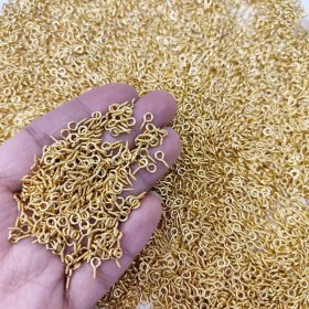 تصویر پیچ عصایی طلایی 8میل (100عددی) 