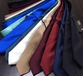 تصویر کروات ساده ساتن Plain satin tie