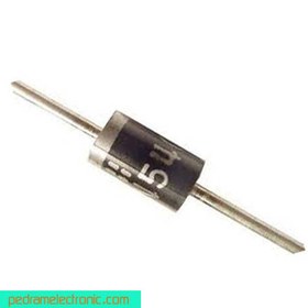 تصویر دیود 1N5408 ظرفیت ۳ آمپر ولتاژ ۱۰۰۰ ولت 