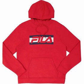 تصویر هودی ورزشی مردانه فیلا Fila Sport Abner Hoodie قرمز 