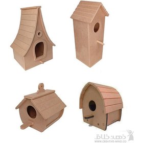 تصویر لانه پرنده چوبی 